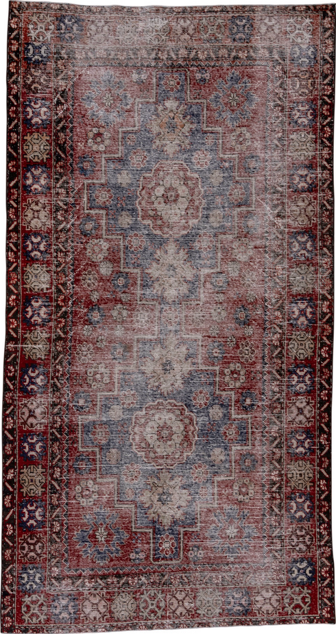 Vintage Oushak Area Rug (4' x 9')